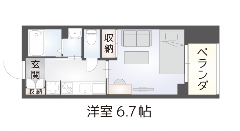 CMM京都駅前【テレワークにおすすめ!】WIFI完備・机・椅子設置済み  202号室