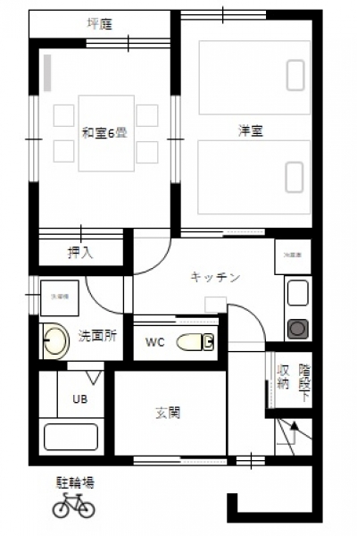 ルアナ三十三間堂  1階号室