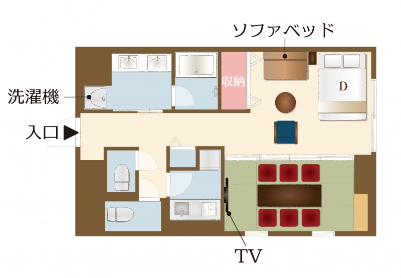 RESI STAY 京 Ryuvilux二条 (リュウビラックス)  Japanese Family -Gion-号室