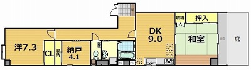 パルティール四条  101号室